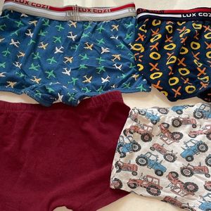 Boys Shorts Pack Of 4