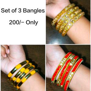 Set Of 3 Bangles For 200 Only 💗✨