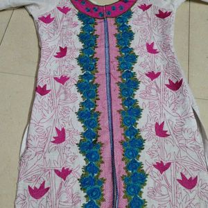 Lovely Embroidery Work Kurti