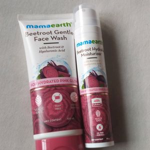 Beetroot Gentle Facewash, Hydrate Moisturizer