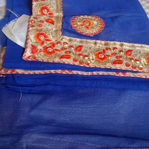 I Am Selling Siffon Saree With Havey Border