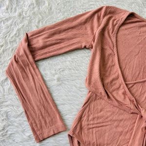 Bershka Ribbed Bodysuit