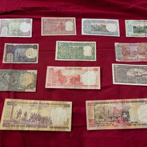 Old Indian Currency Set