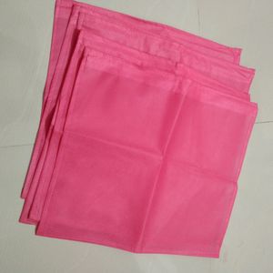 Piece Of 6 Pink Saree Cover