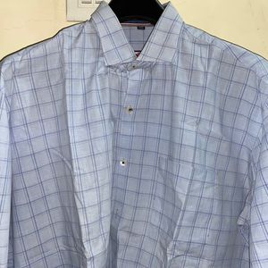 Men Checked Cotton Formal Shirt