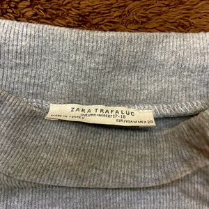 Zara Light Grey Top