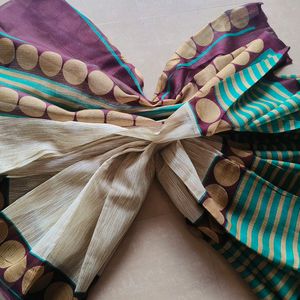 Elegant Multicolor Tissue Saree for Graceful Look