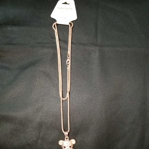 Teddy Rose Gold Neck Chain