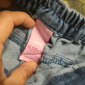 Girls Jeans 12-18 Months