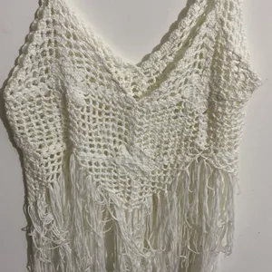 New Knitted Stylish Off White Top