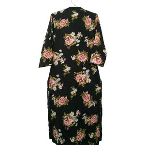 Black Floral Kurti