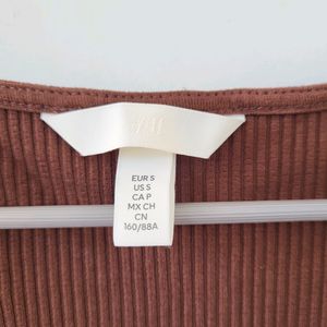 H&M Brown Cardigan/ Size-S