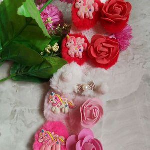 Set Of 5 Kids Hair clips