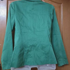 Green Colour Blazer