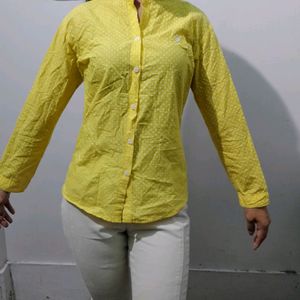 *sale*YELLOW POLKA shirt