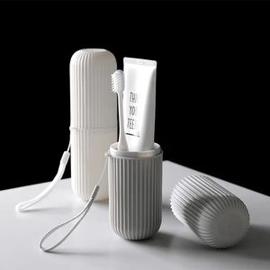 Travel Plastic Toothbrush Holder {Set-4}