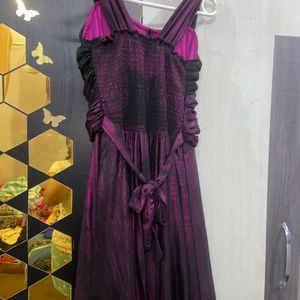 Purple Embellished Gown