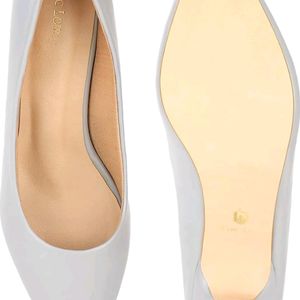 Marc Loire Grey Kitten Pumps