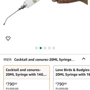 Bird Feeding Syringe