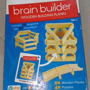 Wooden Bulding Plank Puzzle