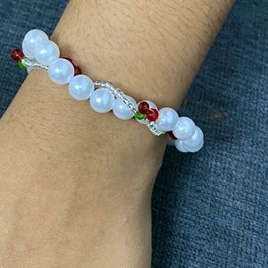 Pearl Cherry 🍒 Bracelet