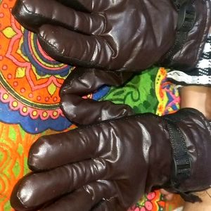 Leather Full Finger Gloves For Men