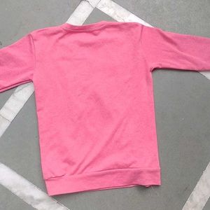 Full Sleeves Of Pink Tshirt