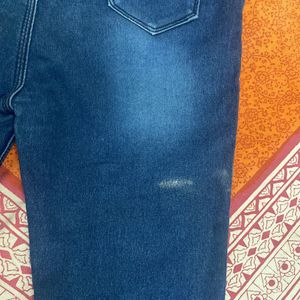 Blue  Stretchable Denim