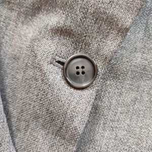Women's Grey Fitted Blazer