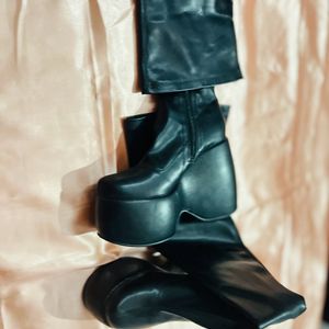 Forever Thigh Lengh Platform Heel Boots