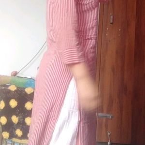 Striped Long Kurthi