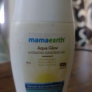 Mama Earth Sunscreen.....Half Bottle