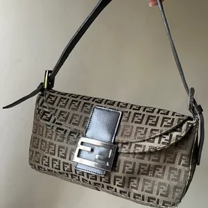 Fendi Rare double flap baguette Bag