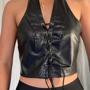 Leather Top