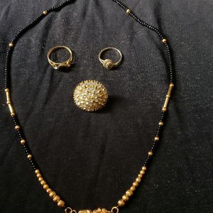 Mangalsutra With 3 Rings