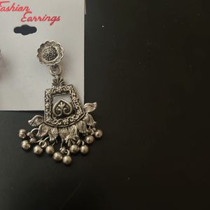 Oxidised Jhumka