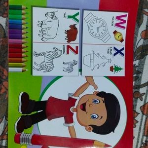 Alphabet Colouring Book