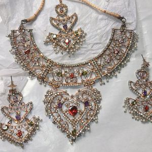 Beautiful Jewellery Set Multicolour