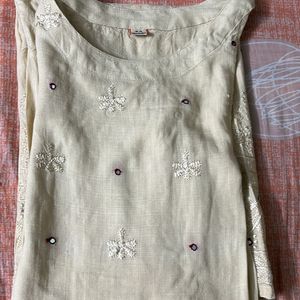 Beige Color Kurti