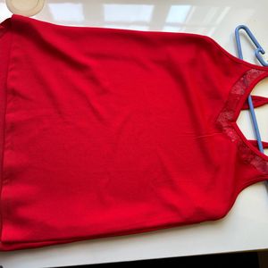 Bright Red Stylish Top