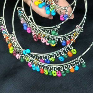 Multicolor Chandbali Earrings