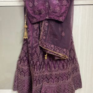 Elegant PartyWear Lehenga With Designer Blouse