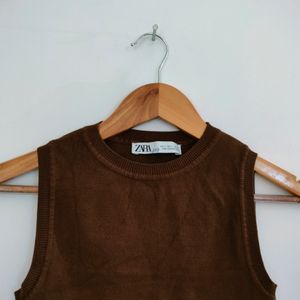 Brown Casual Top (Women's)