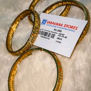 1 grm Gold Bangles Of Size 2.4