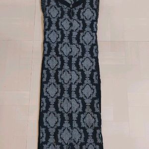 Libas Printed Xxl Black Kurta For Women