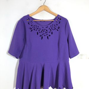 Purple Casual Top(Women’s)