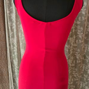 Dark Pink Bodycon Dress For Women