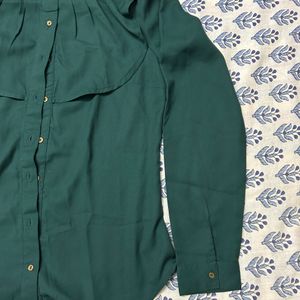 Olive Green Formal Shirt