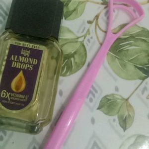 Bajaj Almond Drops And Tongue Cleaner