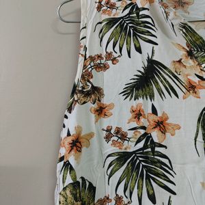 Tropical  Midi Dress